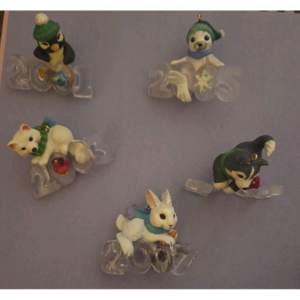 Hallmark Keepsake Ornament- Cool Decade Lot of 5